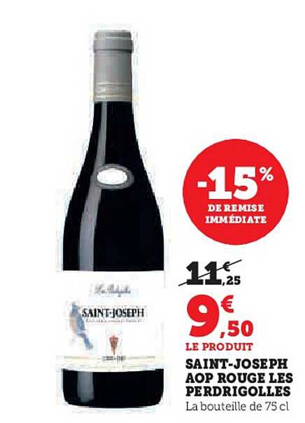 saint-joseph aop rouge les perdigolles