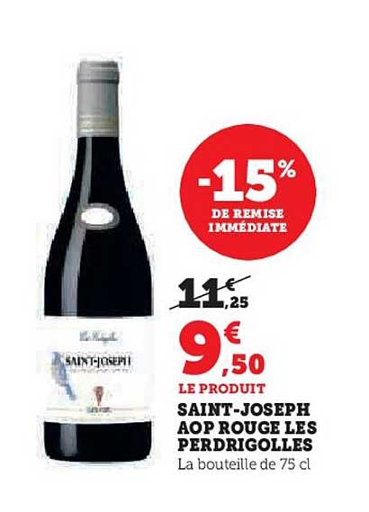 saint-joseph aop rouge les perdrigolles