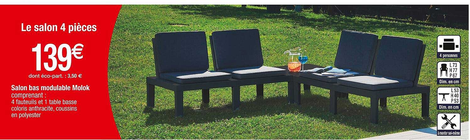 Salon Bas Modulable Molok