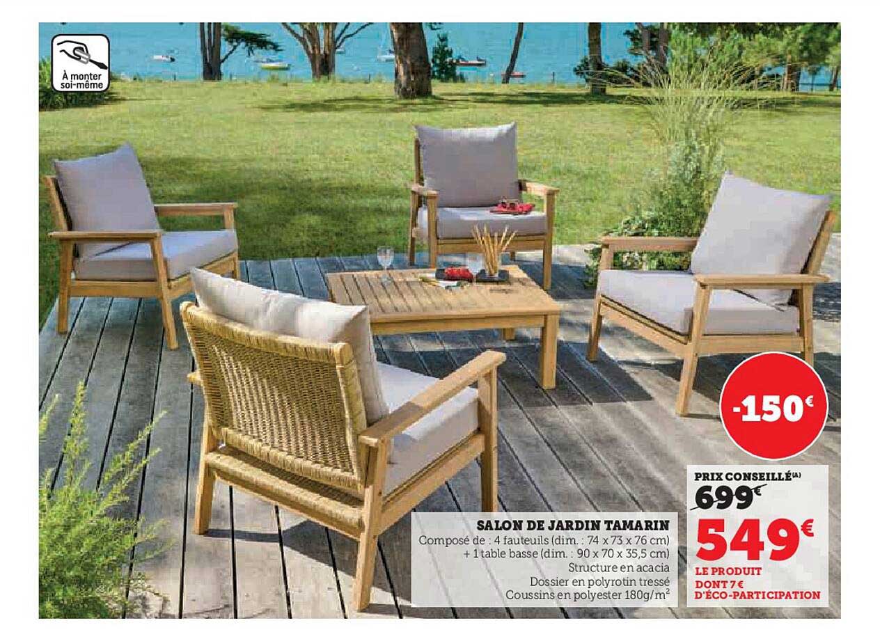 salon de jardin tamarin