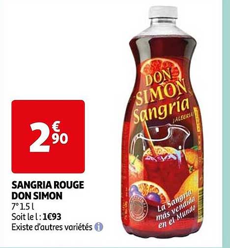 sangria rouge don simon