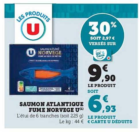Saumon Atlantique Fumé Norvège U