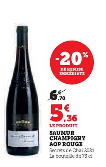 saumur champigny aop rouge