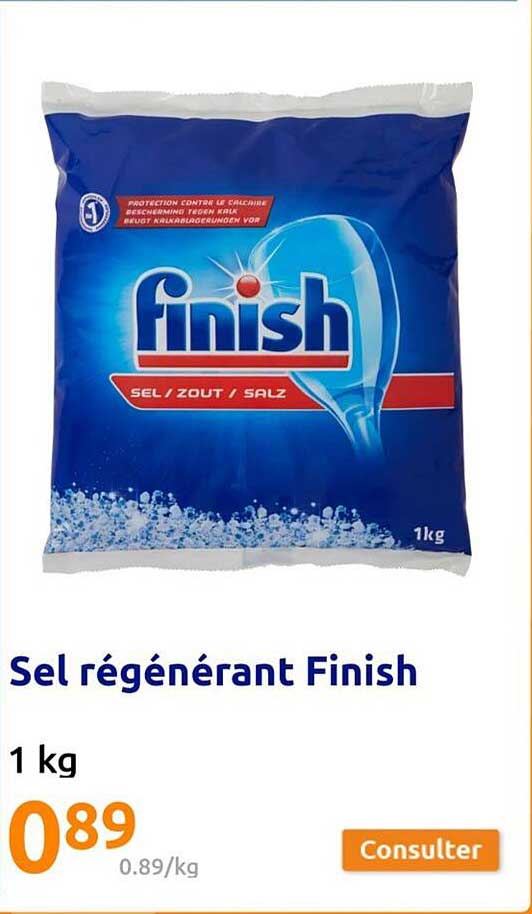 sel régénérant finish