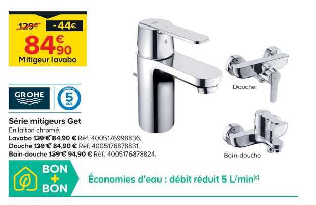 série mitigeurs get grohe
