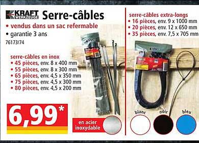 serre-câbles kraft werkzeuge