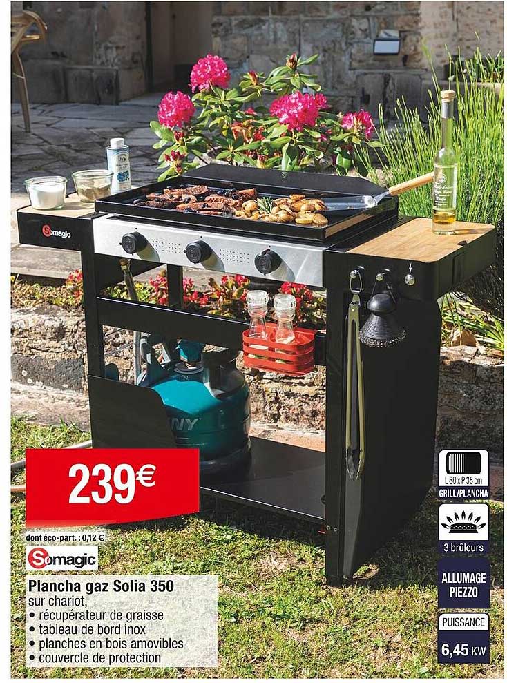 somagic plancha gazs solia 350