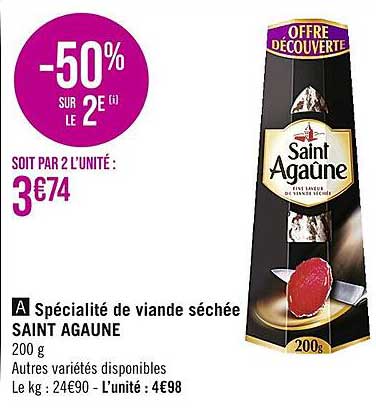 Spécialité De Viande Séchée Saint Agaune