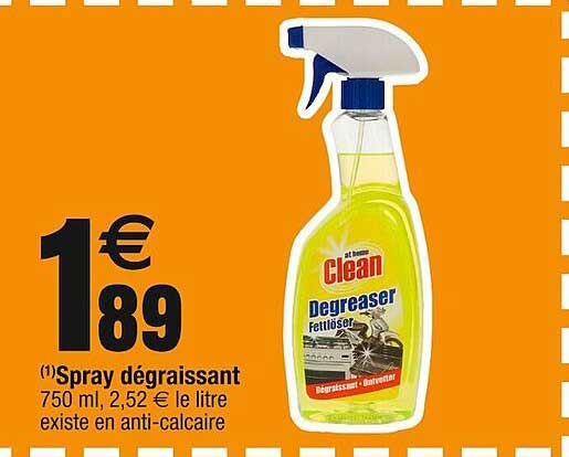 Spray Dégraissant