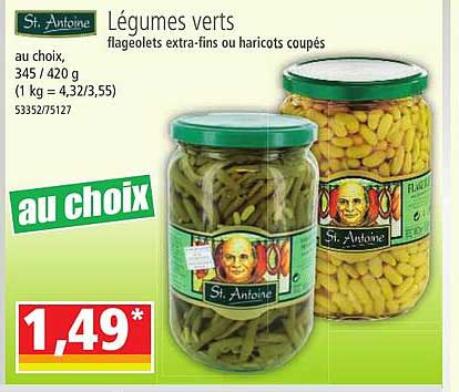 st antoine légumes verts