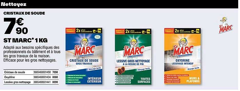 cristaux de soude st marc 1kg