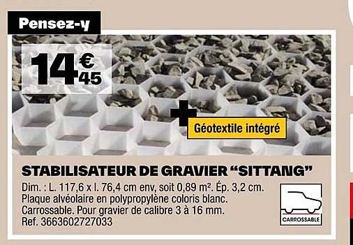 Stabilisateur De Gravier "sittang"