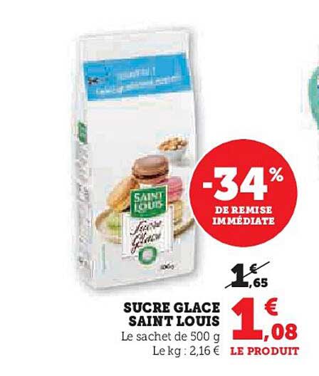 sucre glacé saint louis