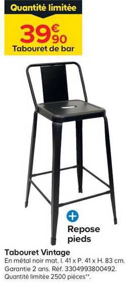 Tabouret De Bar Vintage