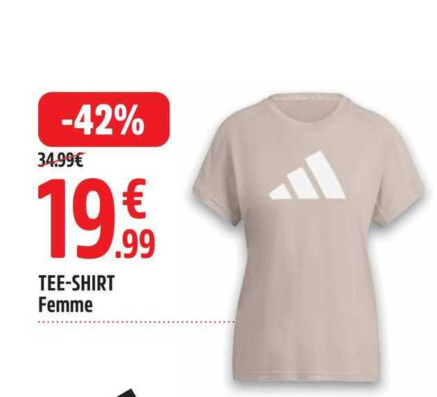 tee-shirt femme adidas