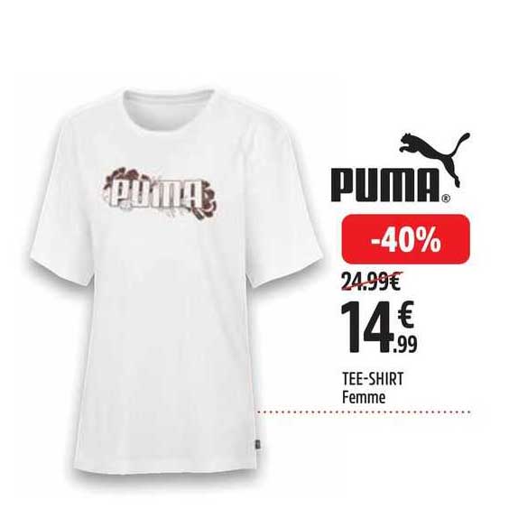 tee-shirt femme puma