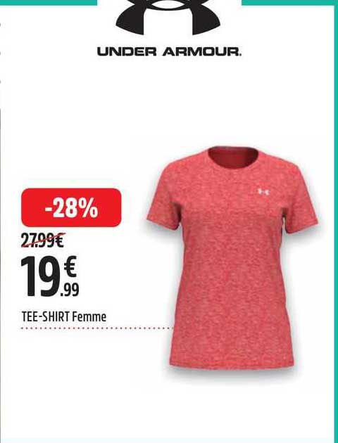 tee-shirt femme under armour