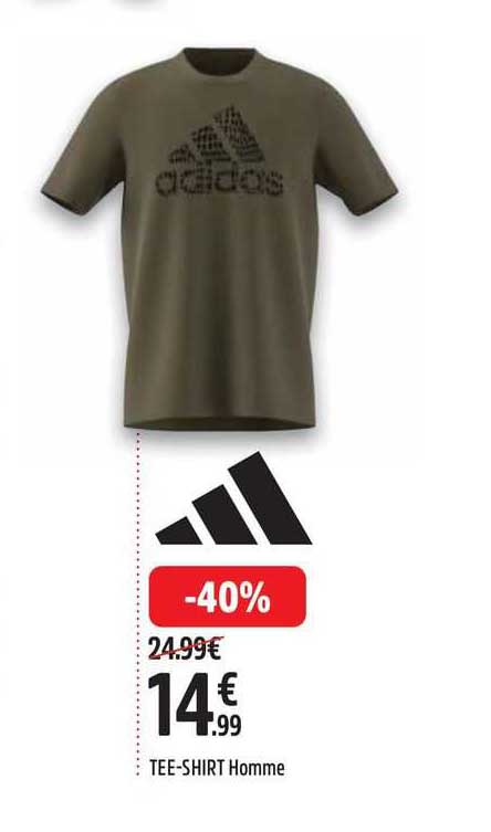 tee-shirt homme adidas