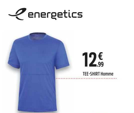 tee-shirt homme energetics