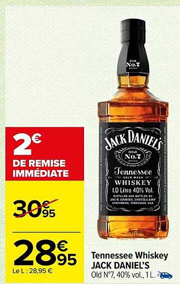 tennessee whiskey jack daniel's