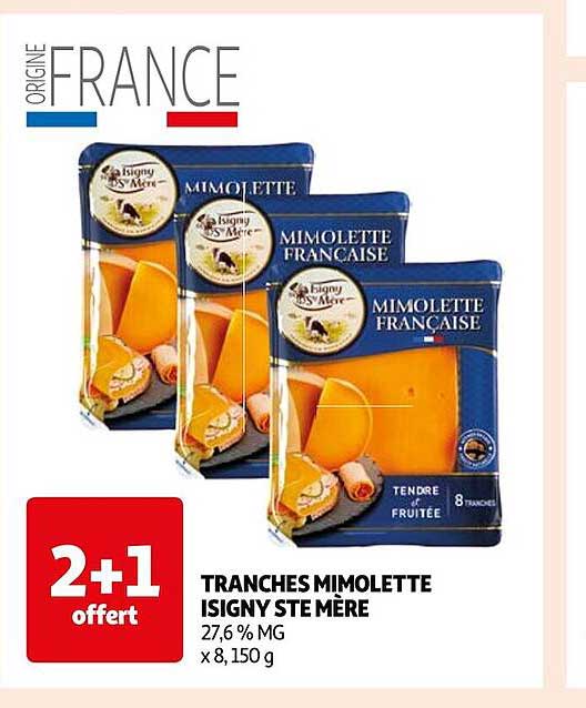 tranches mimolette isigny ste mère