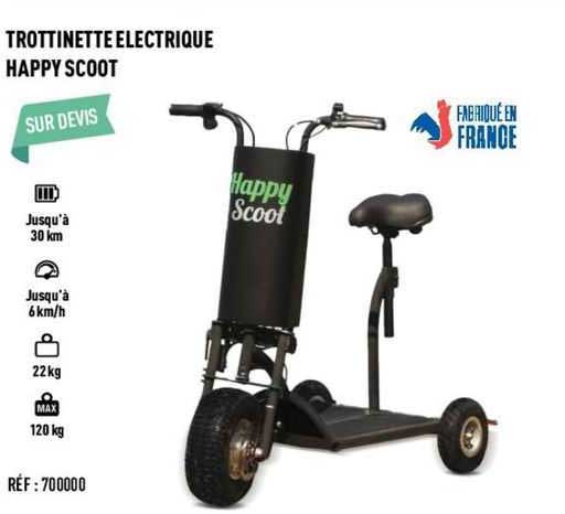 trottinette électrique happy scoot