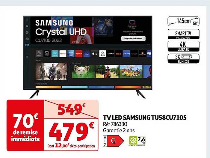 Tv Led Samsung 145 Cm 58"