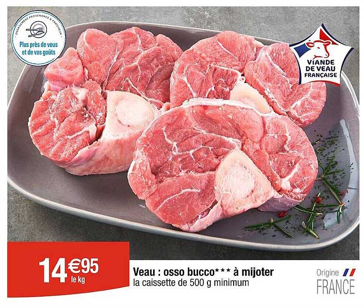 veau : osso bucco à mijoter