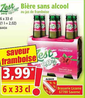 zest bière sans alcool