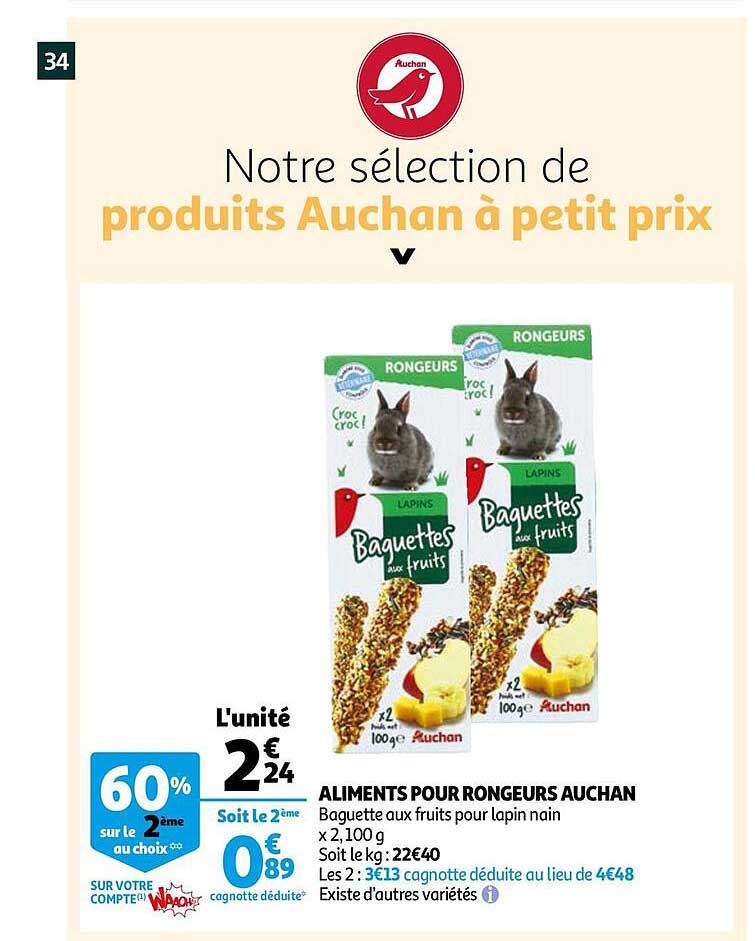 aliments pour rongeurs auchan