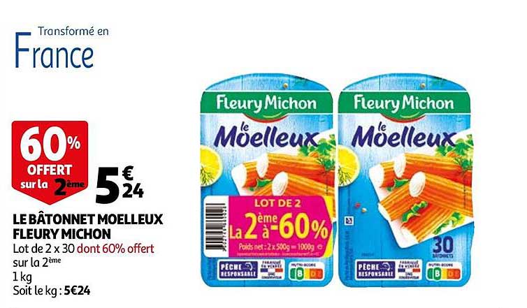 le bâtonnet moelleux fleury michon