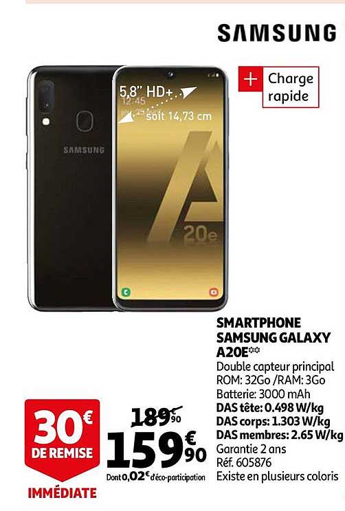 Smartphone Samsung Galaxy A20e