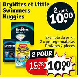 drynites et little swimmers huggies