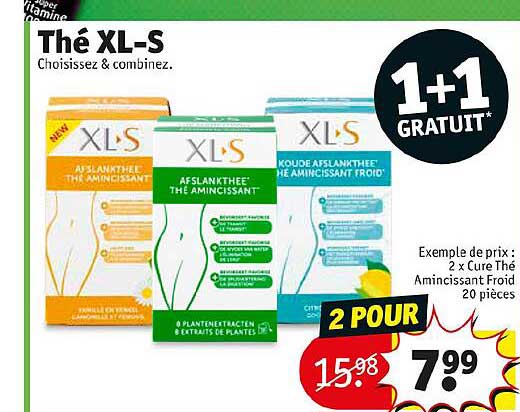 thé xl-s 1+1 gratuit