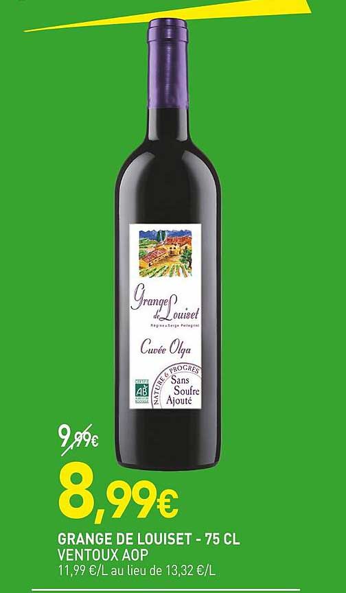 grange de louiset ventoux aop - 75cl