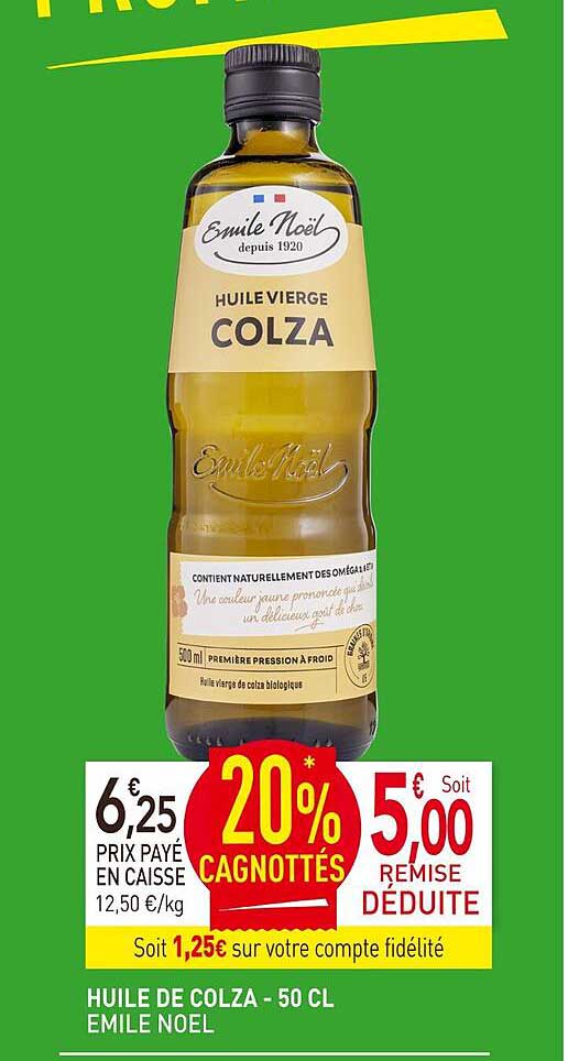 huile de colza émile noël - 50cl