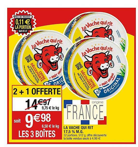 la vache qui rit 17,5% m.g.