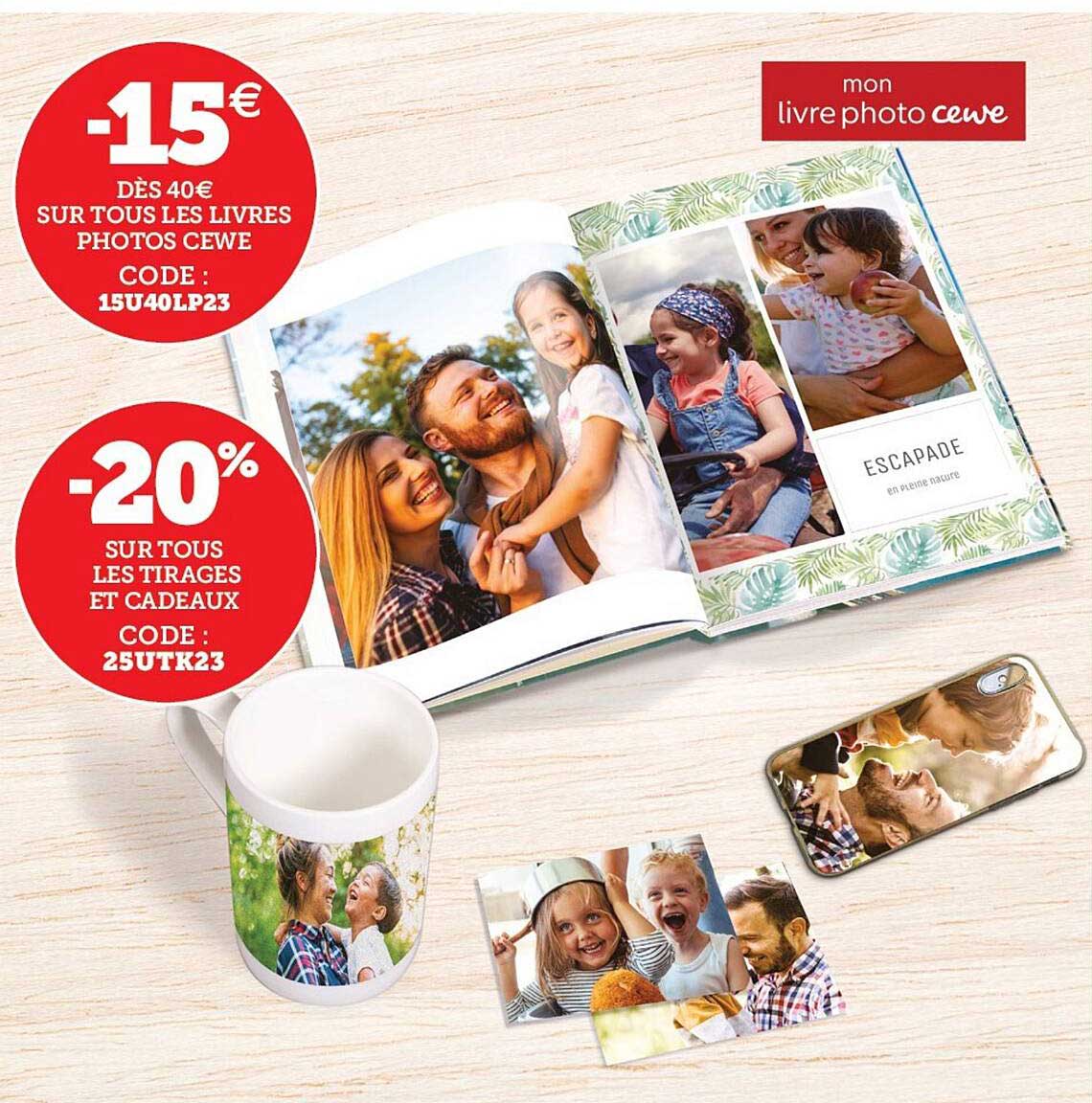 les livres photos cewe, les tirages et cadeaux