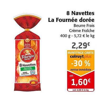 8 navettes la fournée dorée