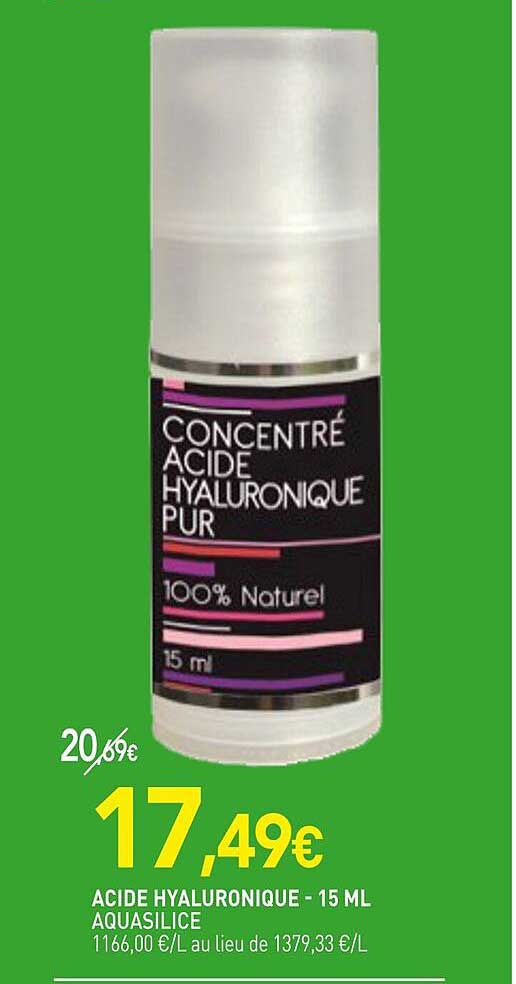 acide hyaluronique aquasilice - 15ml