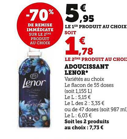 Adoucissant Lenor