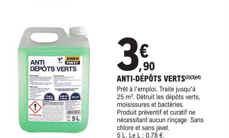 anti-dépôts verts