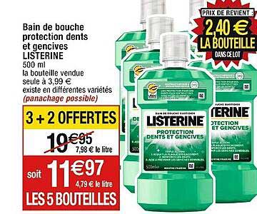 Bain De Bouche Protection Dents Et Gencives Listerine