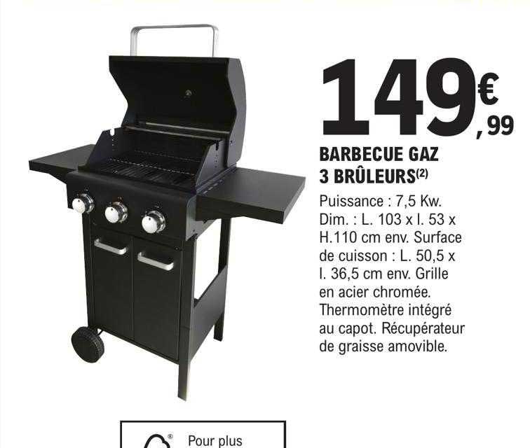 barbecue gaz 3 brûleurs