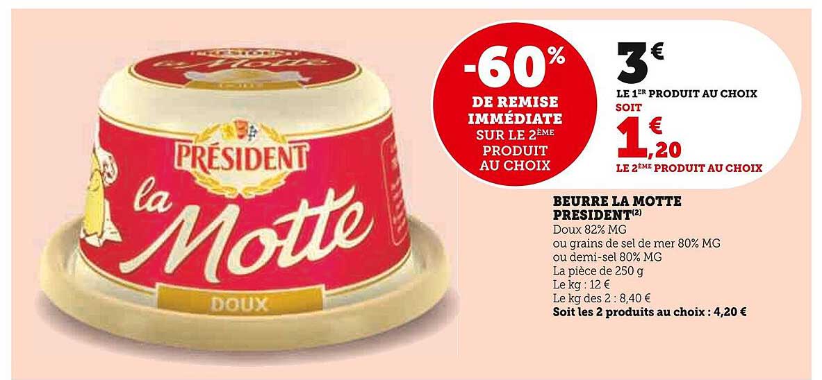 beurre la motte président