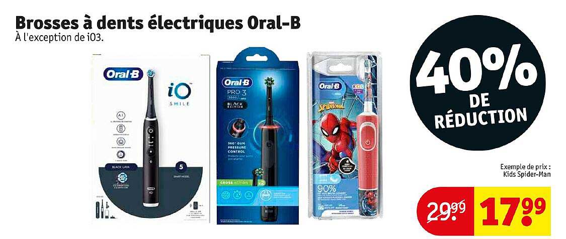brosses à dents électriques oral-b