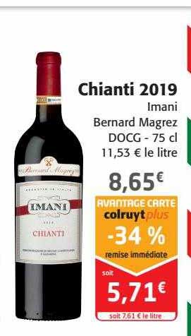 chianti 2019 imani bernard magrez docg