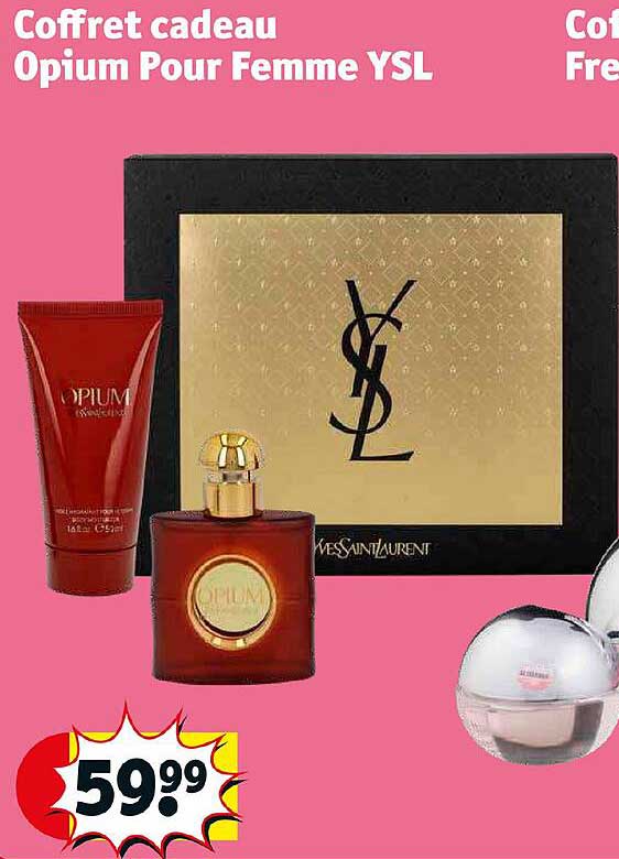 coffret cadeau opium pour femme ysl