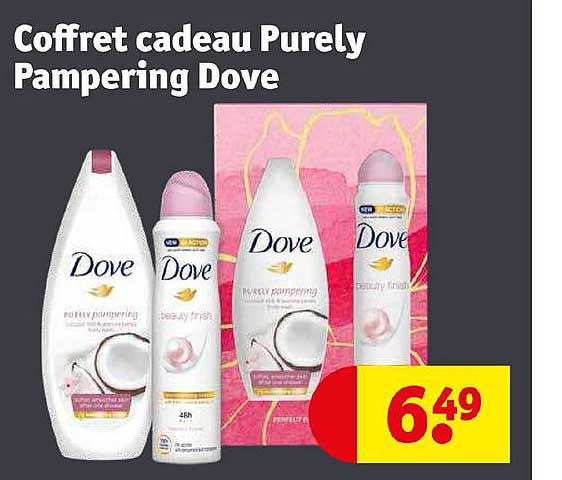 coffret cadeau purely pampering dove