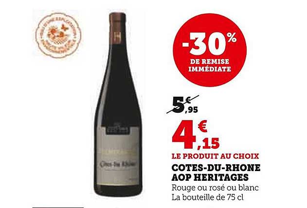 côtes-du-rhône aop heritages